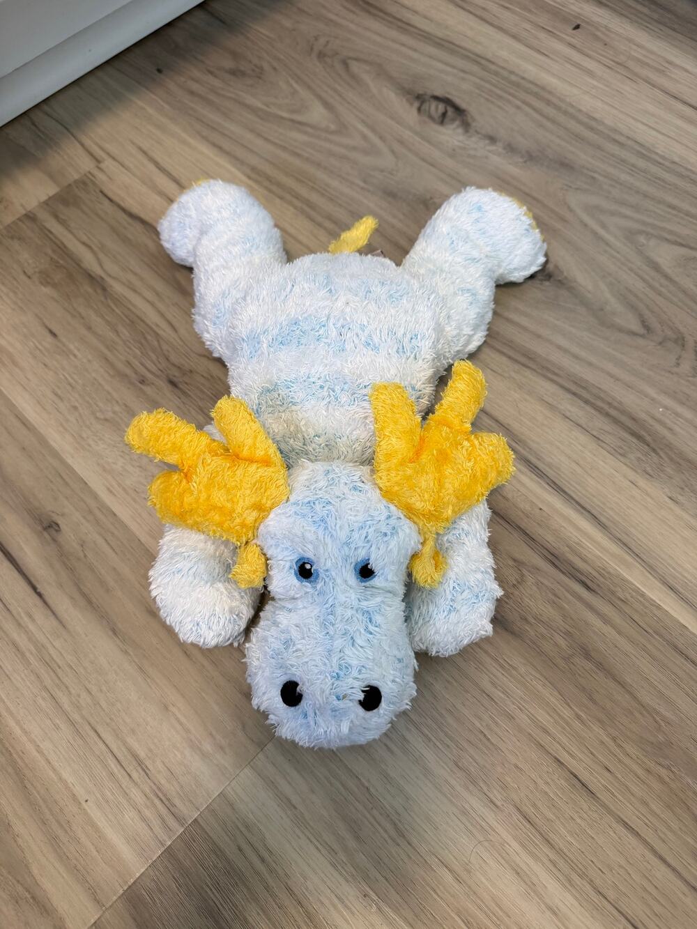 Ty Baby Pluffies Cutsiemoosie Moose Soft Plush Stuffed Toy Lovey Blue Rattle